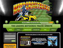 Tablet Screenshot of motocrosstracks.com